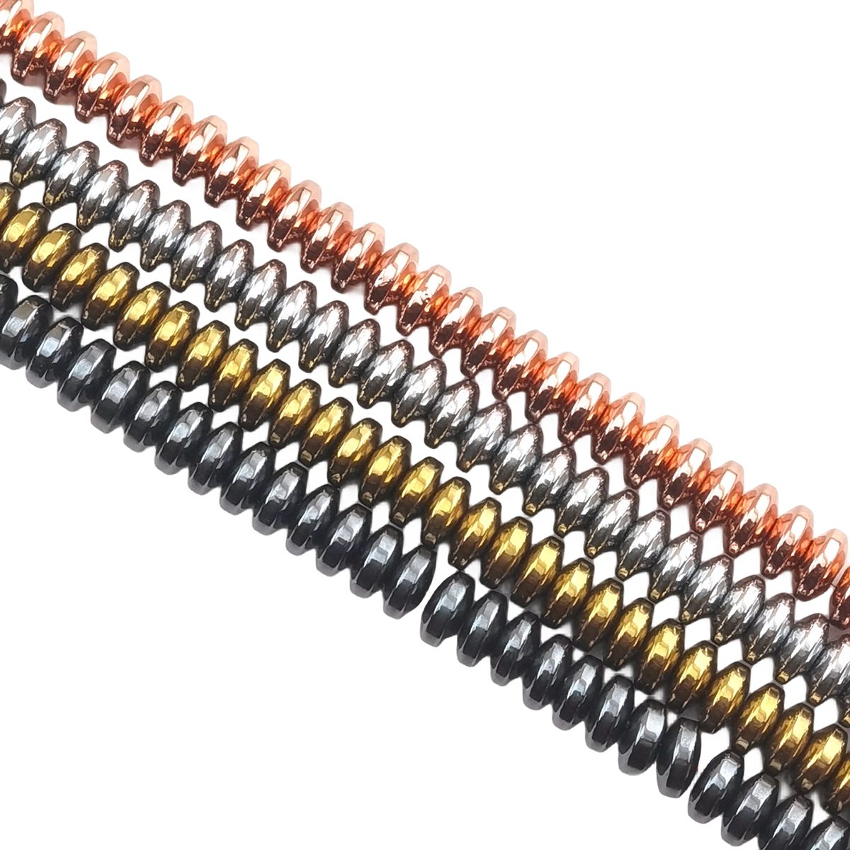 Loose Hematite Disc Beads 6X3MM for Making Jewelry -No Magnetic Approx 40ccm  & 138PCS