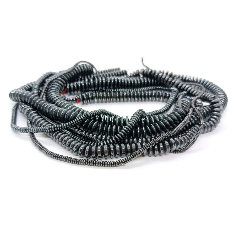 Loose Hematite Disc Beads for Making Jewelry -No  Approx 40ccm 