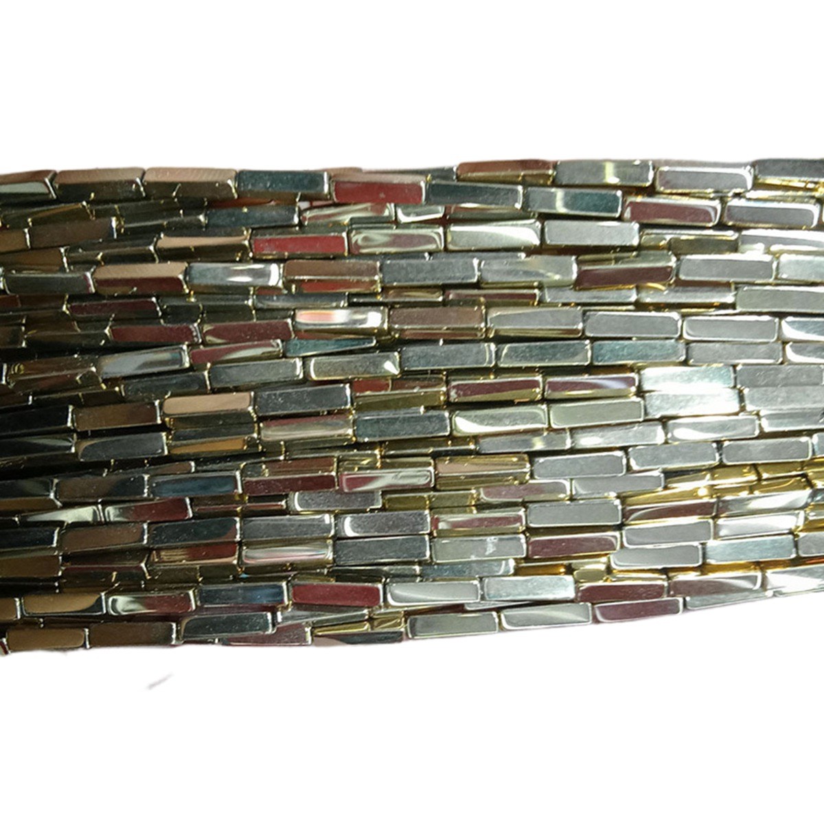 Loose Hematite Cuboid Beads for DIY Making Jewelry (1 Strands & Approx 38cm)