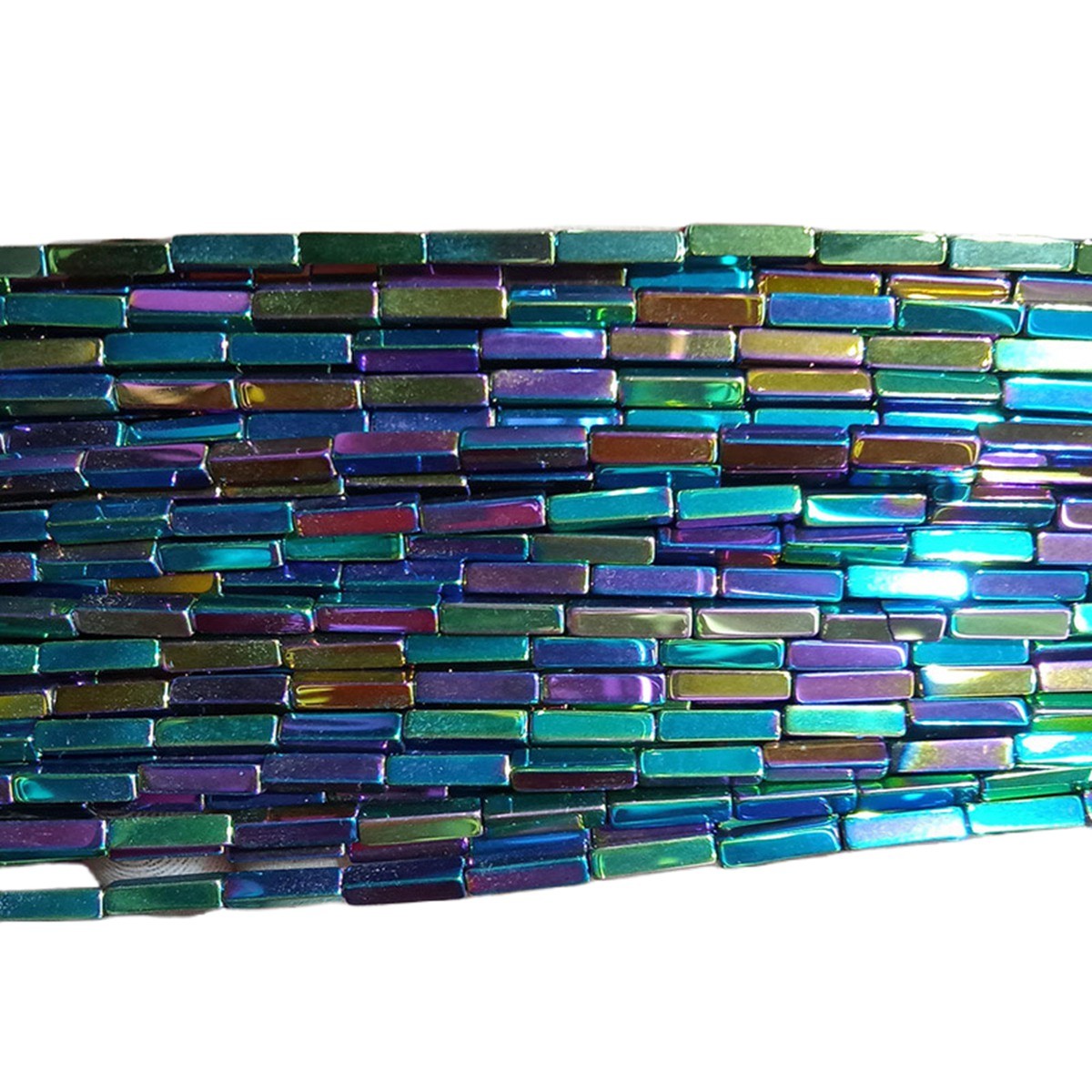 Loose Hematite Cuboid Beads for DIY Making Jewelry (1 Strands & Approx 38cm)