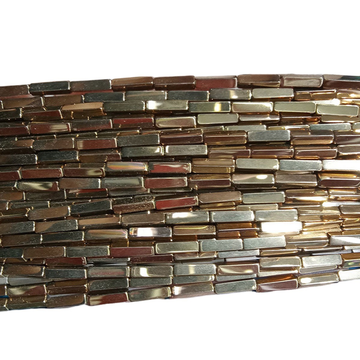 Loose Hematite Cuboid Beads for DIY Making Jewelry (1 Strands & Approx 38cm)