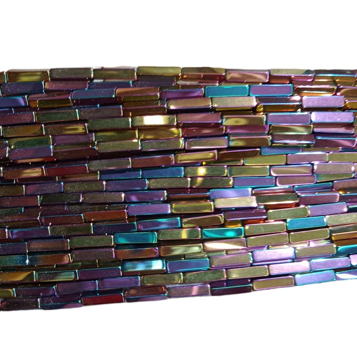 Loose Hematite Cuboid Beads for DIY Making Jewelry (1 Strands & Approx 38cm)