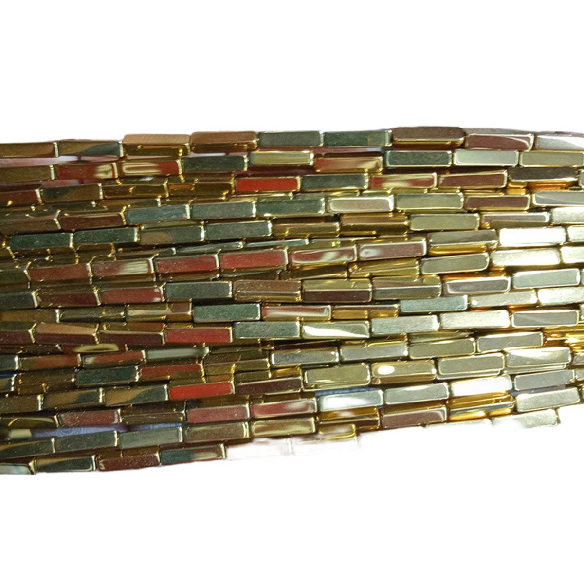 Loose Hematite Cuboid Beads for DIY Making Jewelry (1 Strands & Approx 38cm)