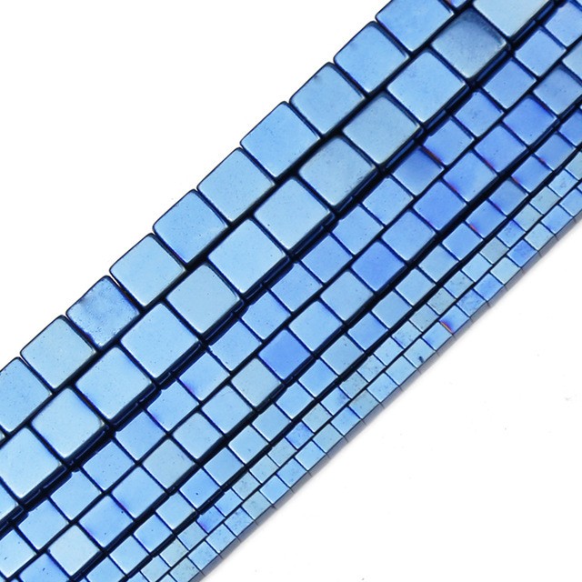 Loose Hematite Cube Beads for DIY Making Jewelry 1 Strands 38cm