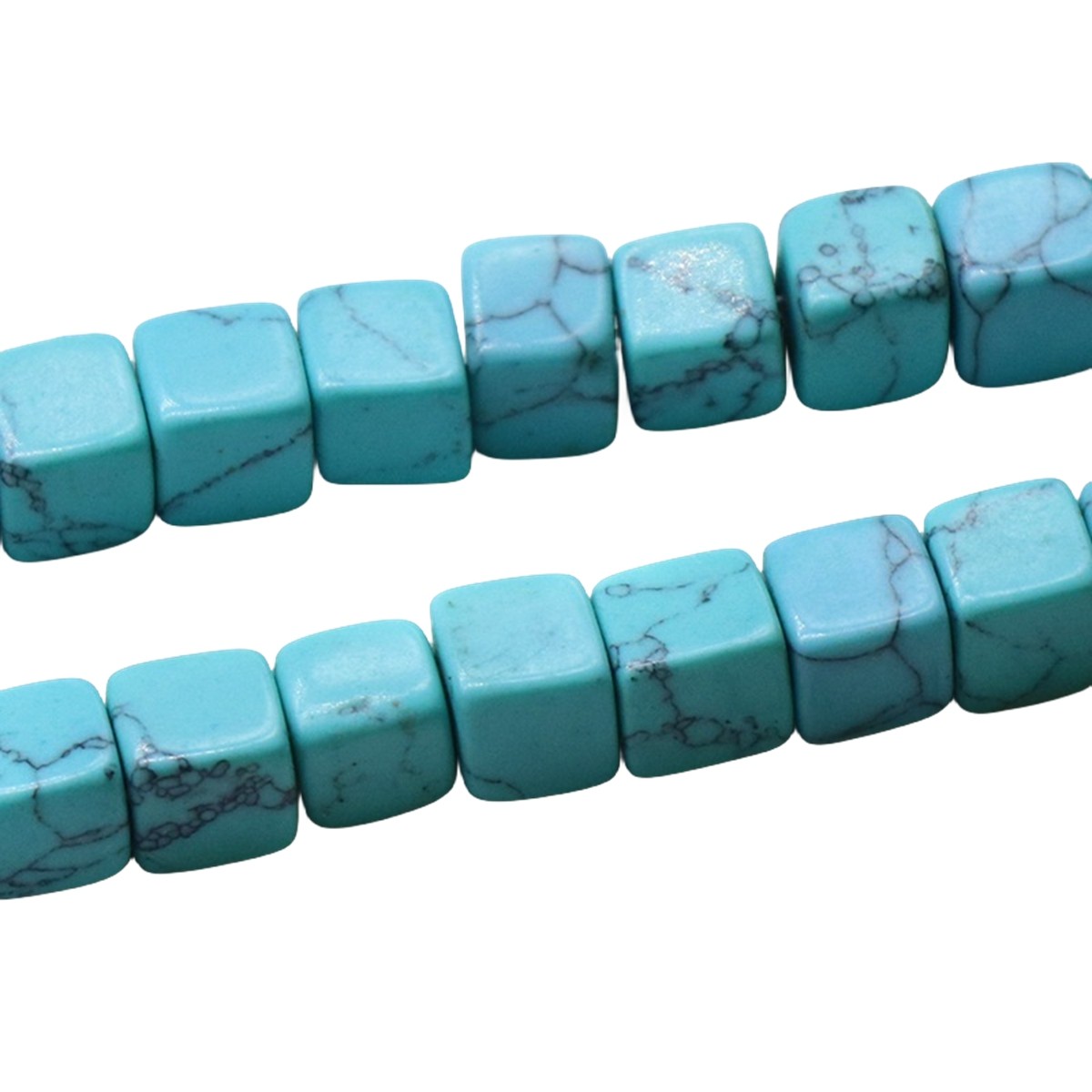 4MM Loose Natural Gemstone Cube Beads for Making Jewelry  (Approx 88PCS/Strand)