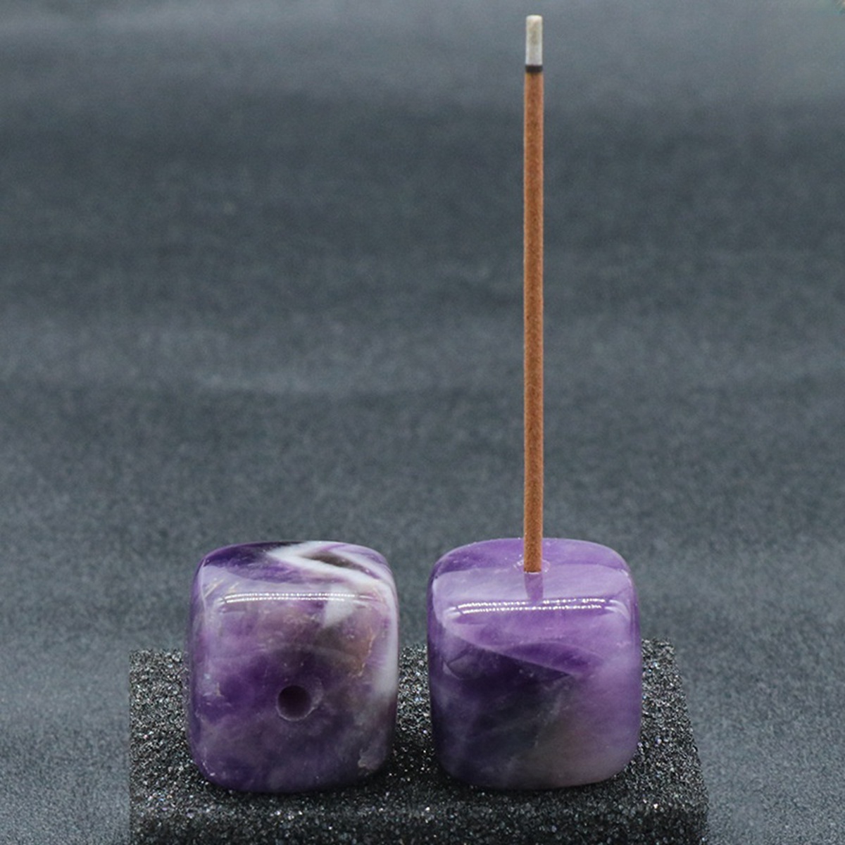 Cube Gemstone for Home Decor 20MM Square Healing Power Crystal Block 