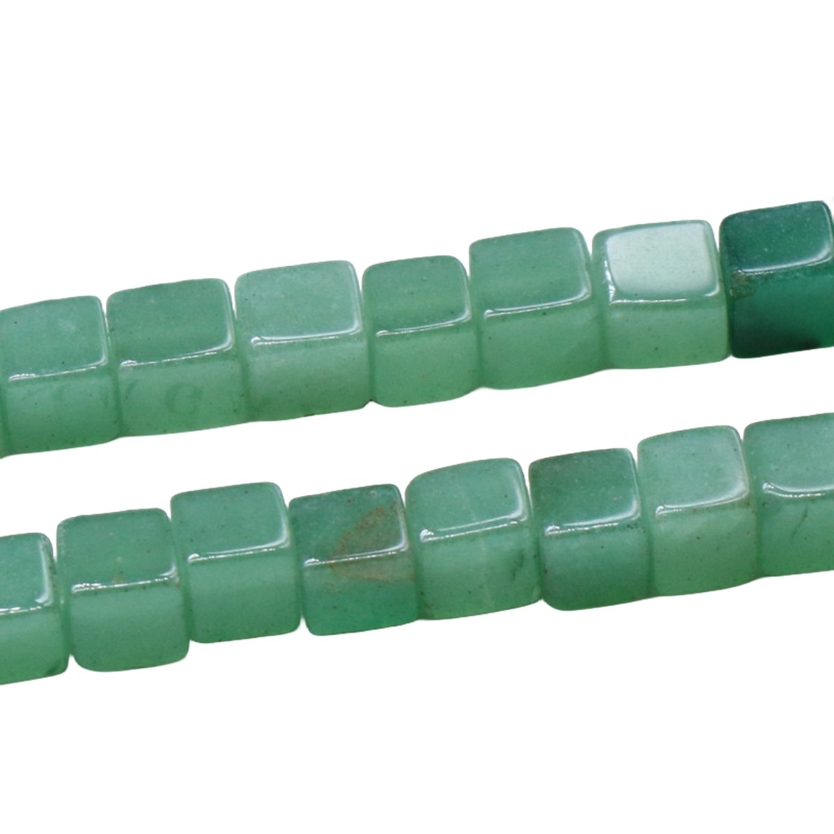 4MM Loose Natural Gemstone Cube Beads for Making Jewelry  (Approx 88PCS/Strand)