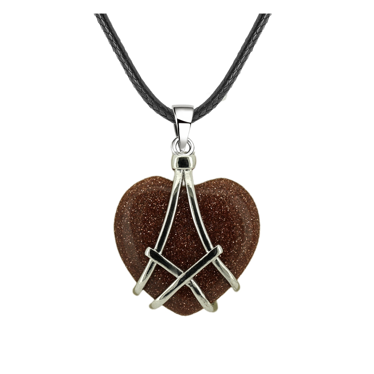 Best Friend Necklace for Women Girls Diamond Barbie Castle Gemstone Heart Pendant SN1392S