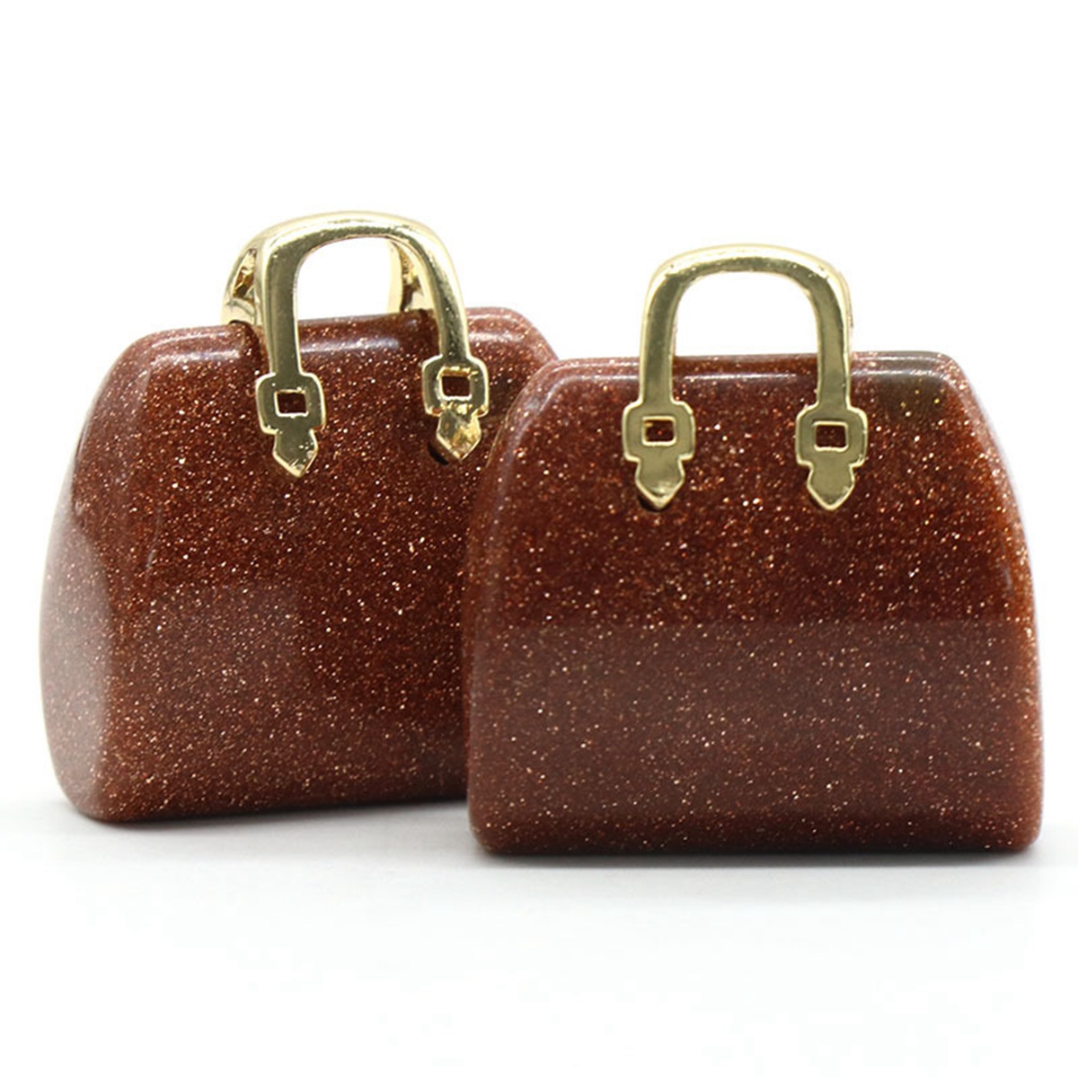 Handmade Craved Mini Handbag Pendant 25x27MM  SP1439