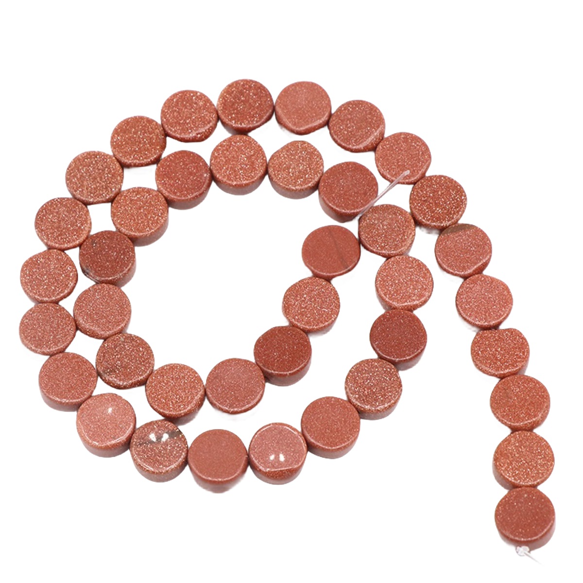 D10X5MM Flat Disc Gemstone Beads for Making Jewelry  Dount & Coin Stone & Crystal