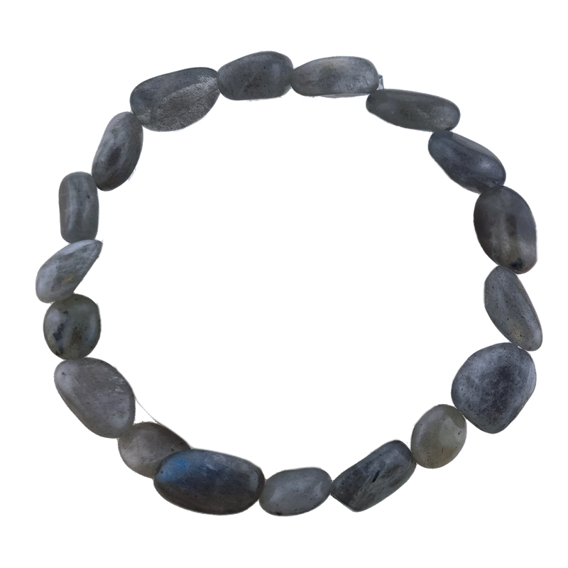 Healing Crystal Bracelets for Women Men Irregular Tumbled Stone Beaded Stretch Bracelet Semi-precious Gemstone Beads 8-12MM