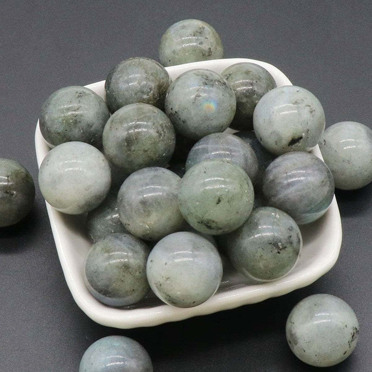 20mm Natural Gemstone Polished Sphere Healing Crystal Rocks Ball Mineral Collection Decoration Kit