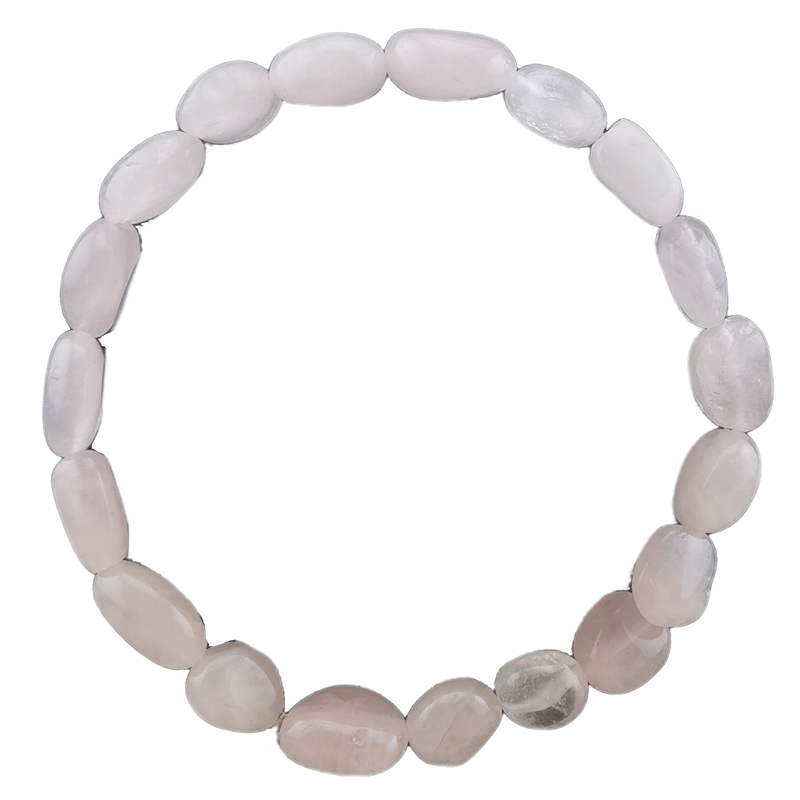 Healing Crystal Bracelets for Women Men Irregular Tumbled Stone Beaded Stretch Bracelet Semi-precious Gemstone Beads 8-12MM