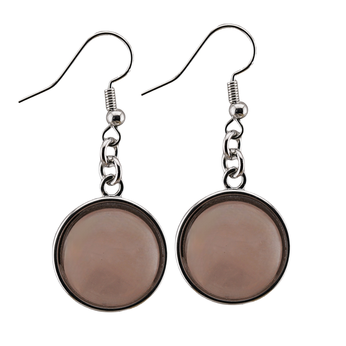 Fashion Disc Gemstone Dangle Earrings for women Girl