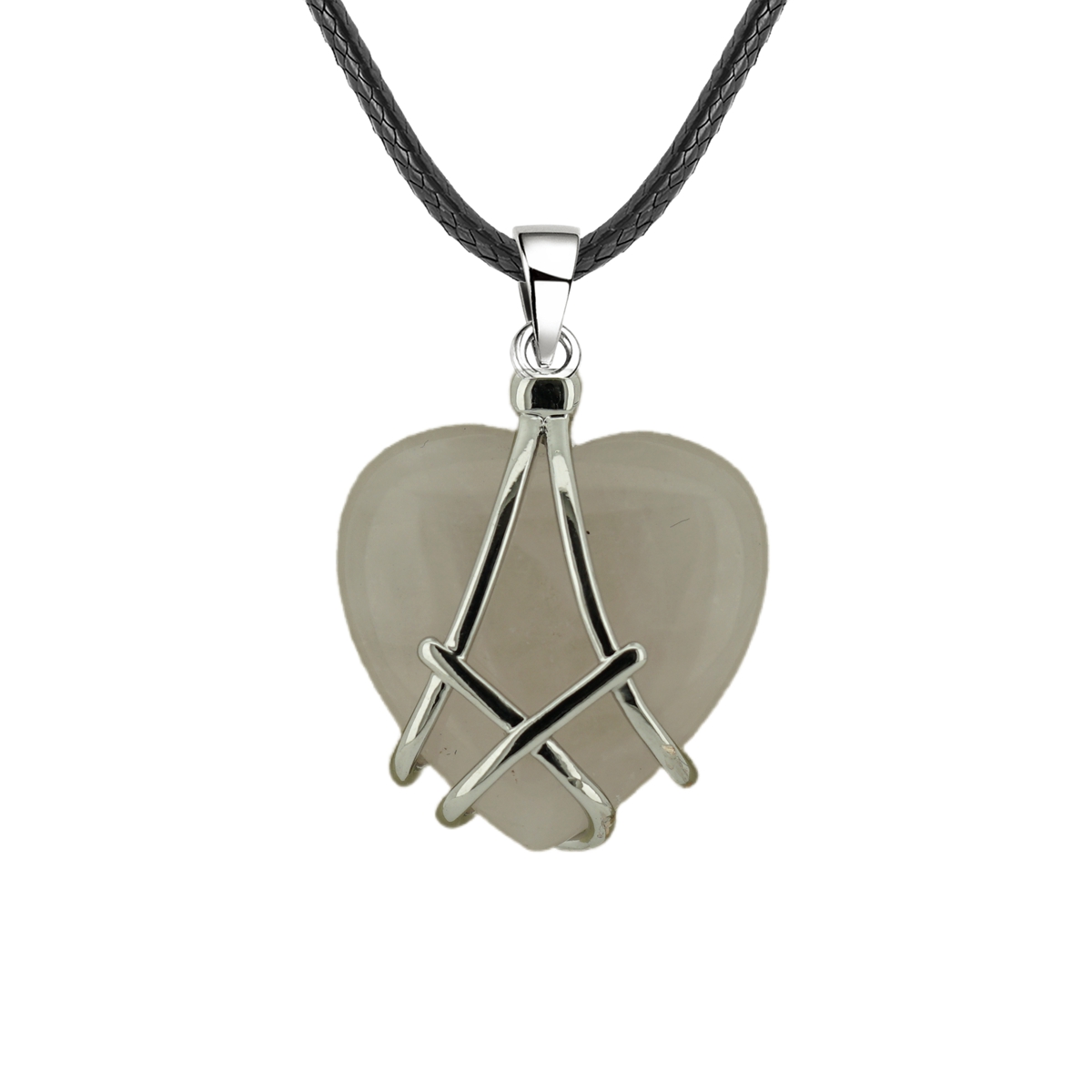 Best Friend Necklace for Women Girls Diamond Barbie Castle Gemstone Heart Pendant SN1392S