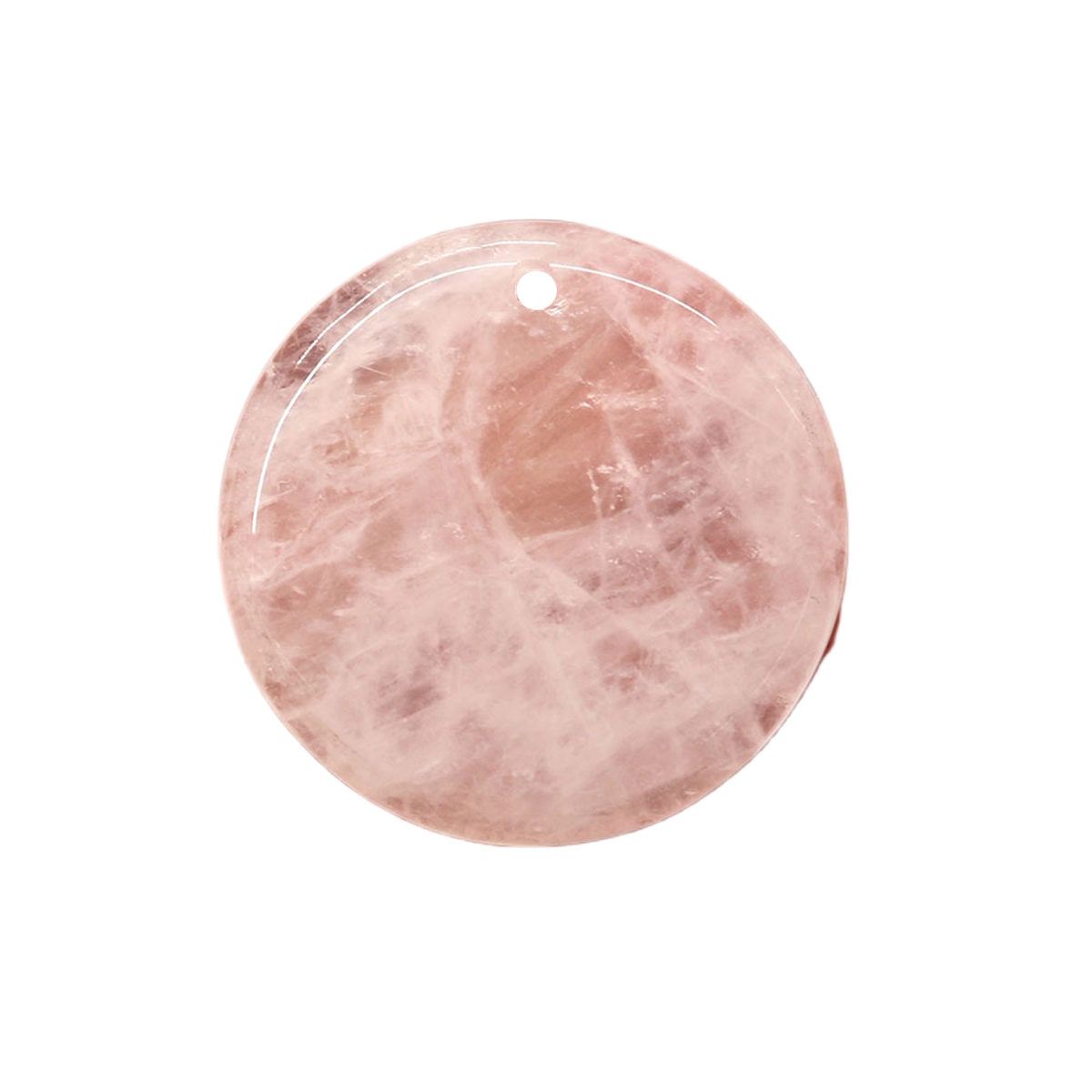 Gemstone Disc Dangle Earrings for Women Healing Chakra Crystal Lucky Circle Donut Coin SE1453S