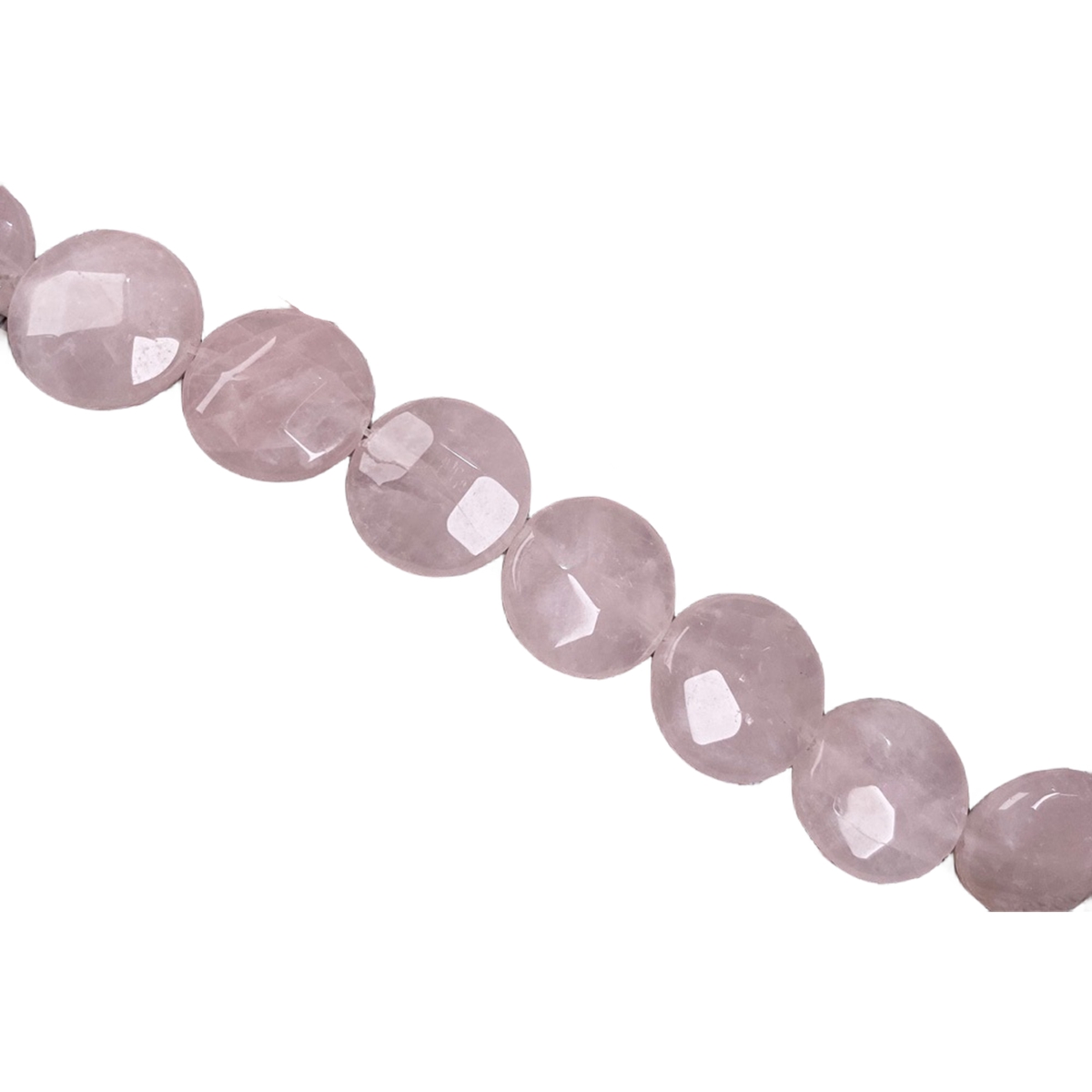 D16X6MM Faceted Round Coin Gemstone Beads for Making Jewelry Natural Stone & Crystal Donut