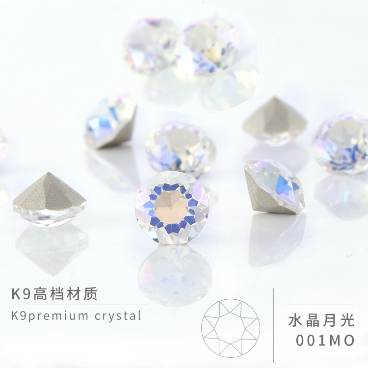 Rhinestones Glass Beads for Crafts Nails Makeup Bags and Shoes Decoration K9 Crystal Gemstones 