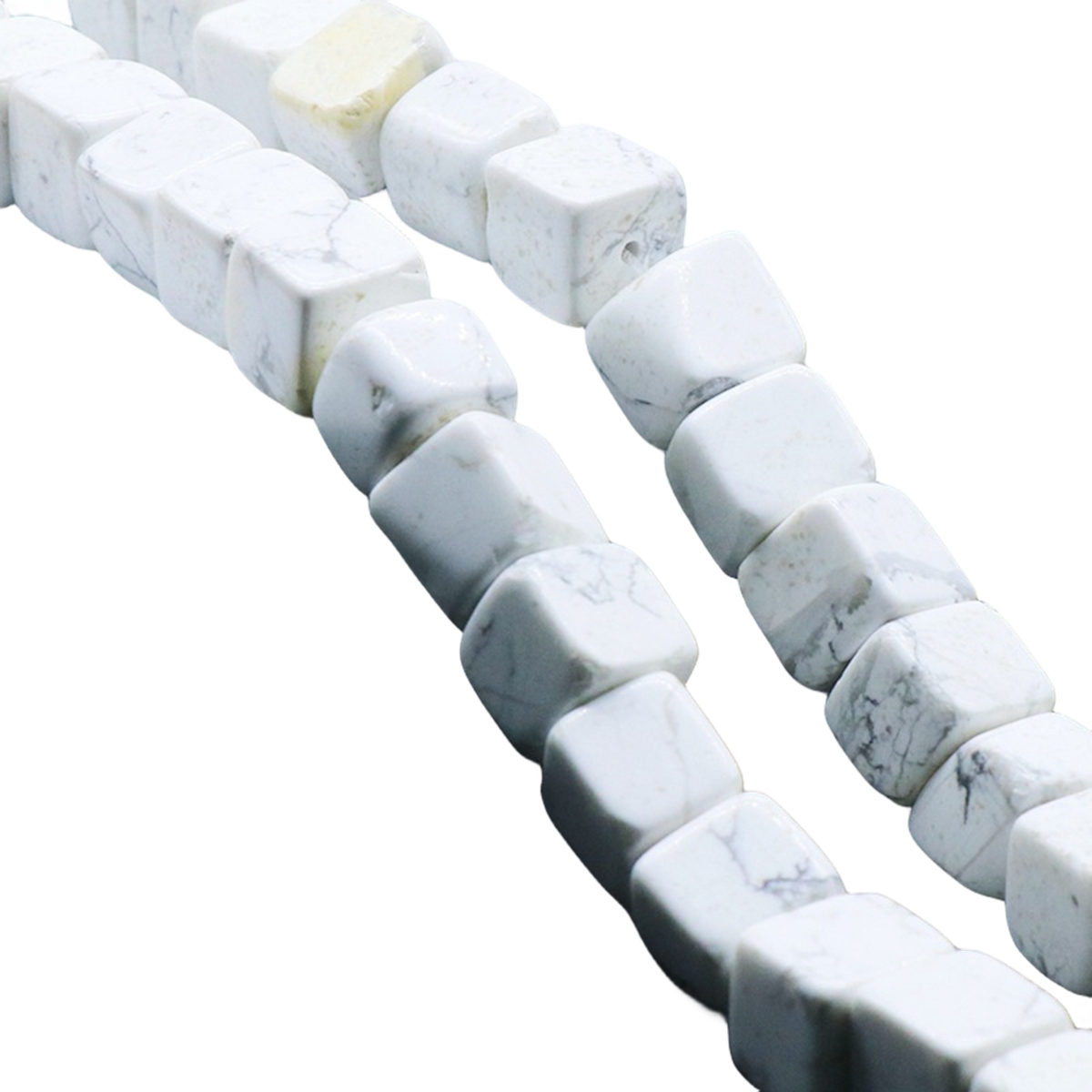 10X10MM Loose Natural Gemstone Cube Beads for Making Jewelry (Approx 38PCS/Strand)