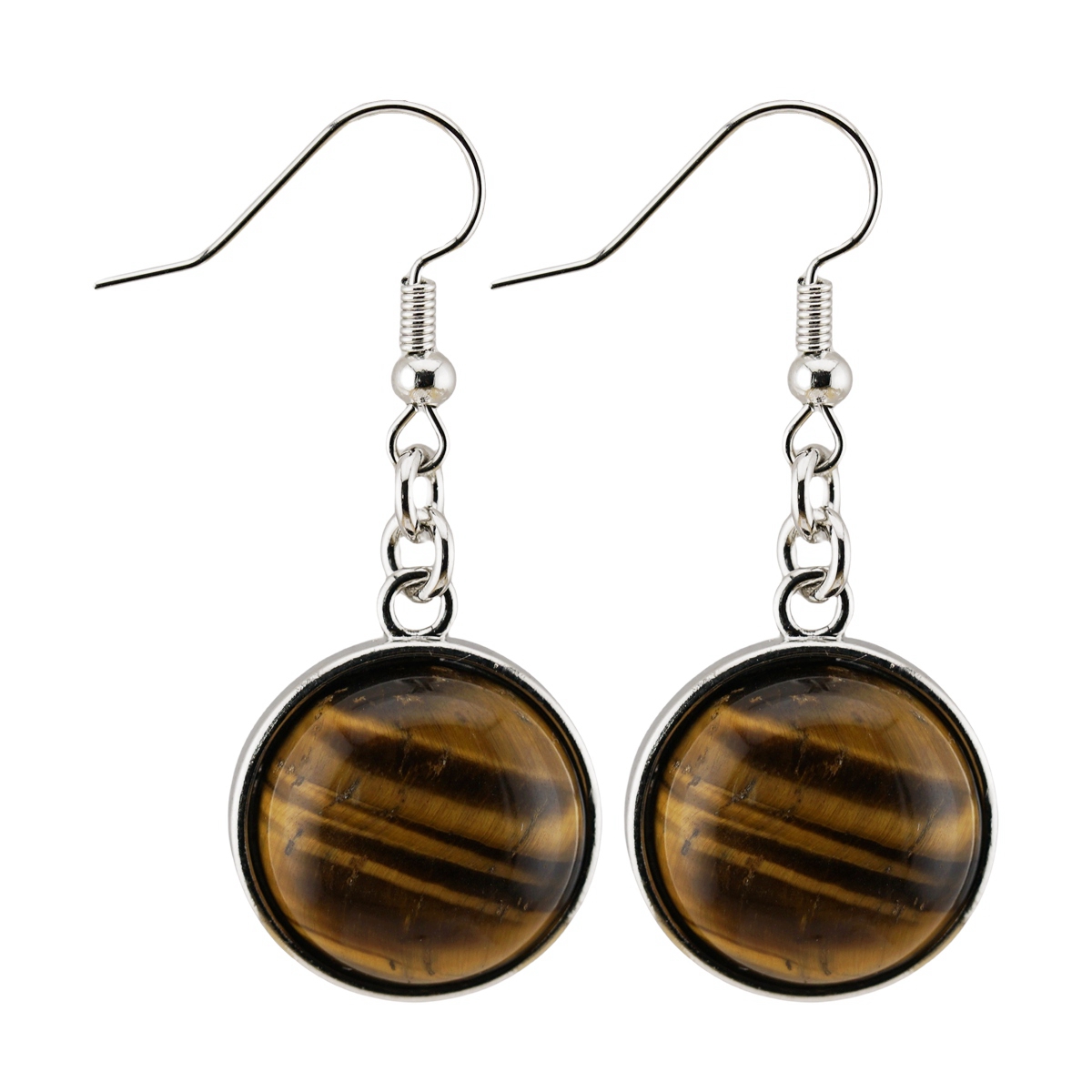 Fashion Disc Gemstone Dangle Earrings for women Girl