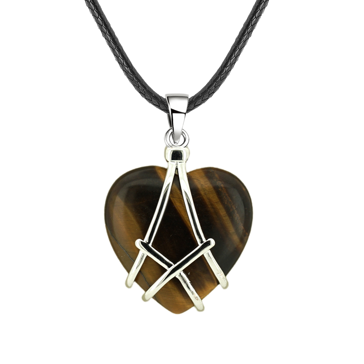 Best Friend Necklace for Women Girls Diamond Barbie Castle Gemstone Heart Pendant SN1392S