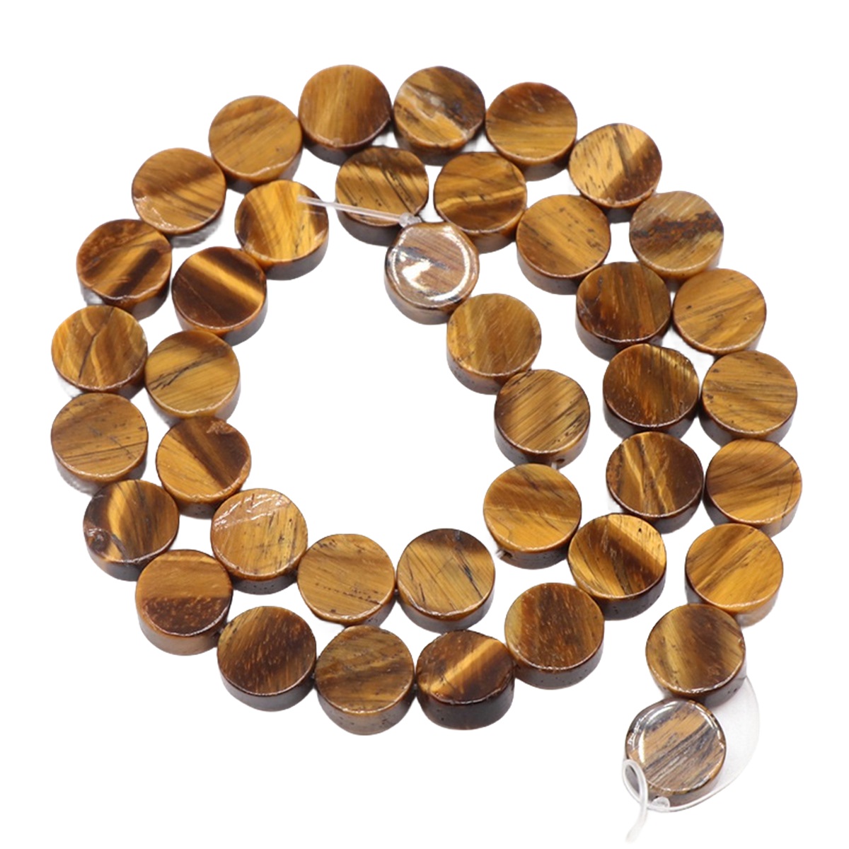 D10X5MM Flat Disc Gemstone Beads for Making Jewelry  Dount & Coin Stone & Crystal