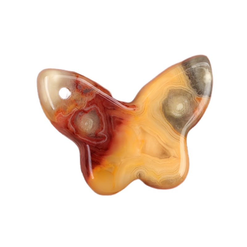 Butterfly Gemstone Pendant 15x20mm for Making Jewelry Necklace