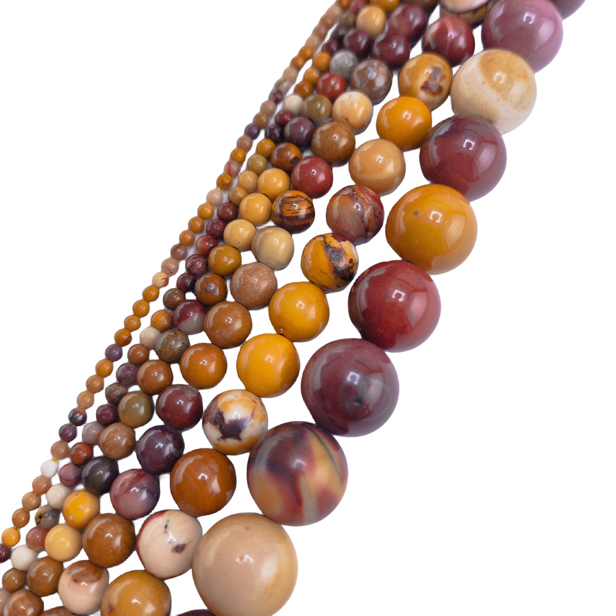 Loose Natural Mookaite Jasper Round Beads for DIY Making Jewelry 2/3/4/6/8/10/12mm 1Strands