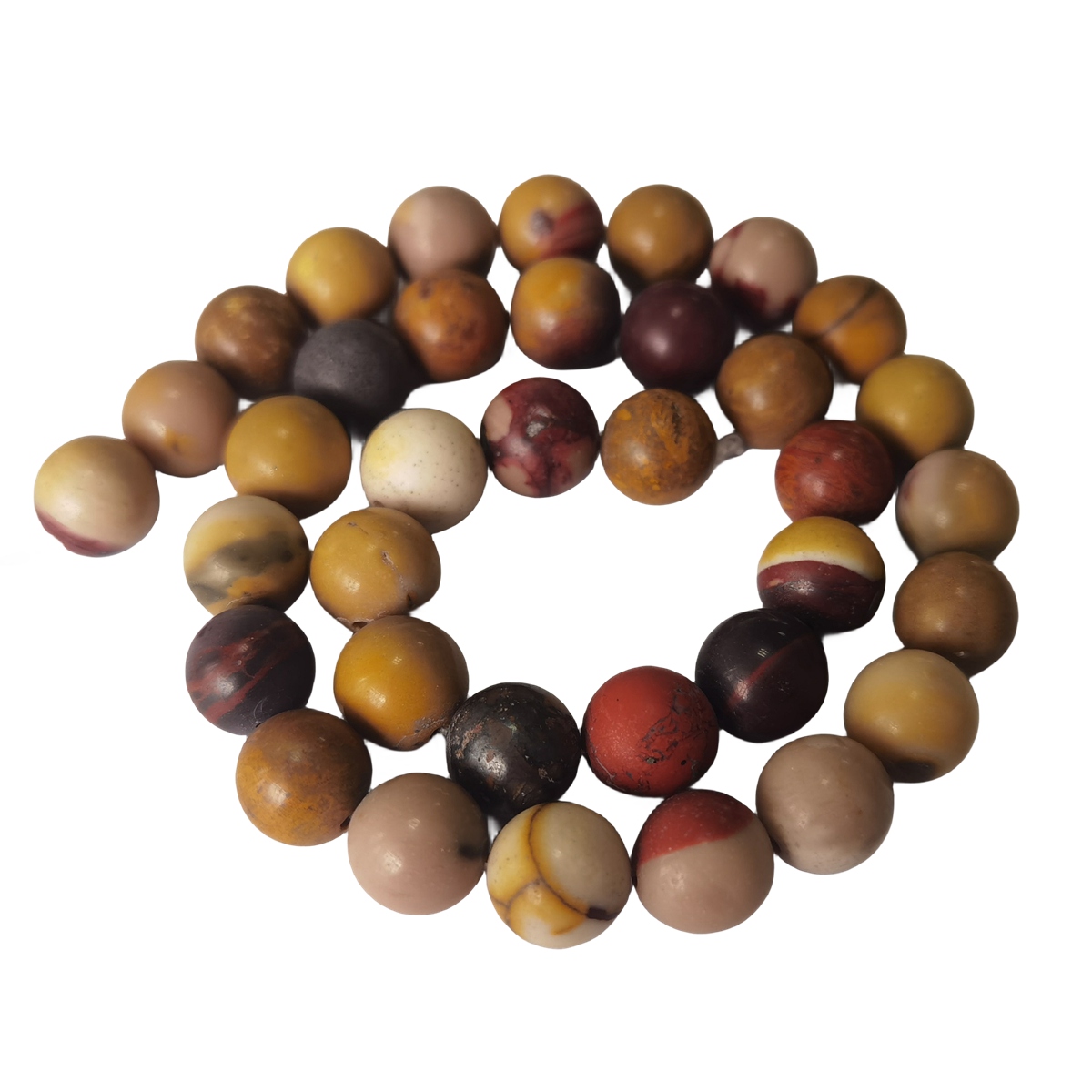 Matte Mookaite Jasper Round Beads for DIY Making Jewelry 4/6/8/10/12mm 1Strands Loose Natural Gemstone