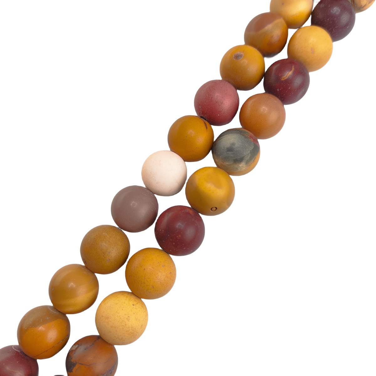 Matte Mookaite Jasper Round Beads for DIY Making Jewelry 4/6/8/10/12mm 1Strands Loose Natural Gemstone