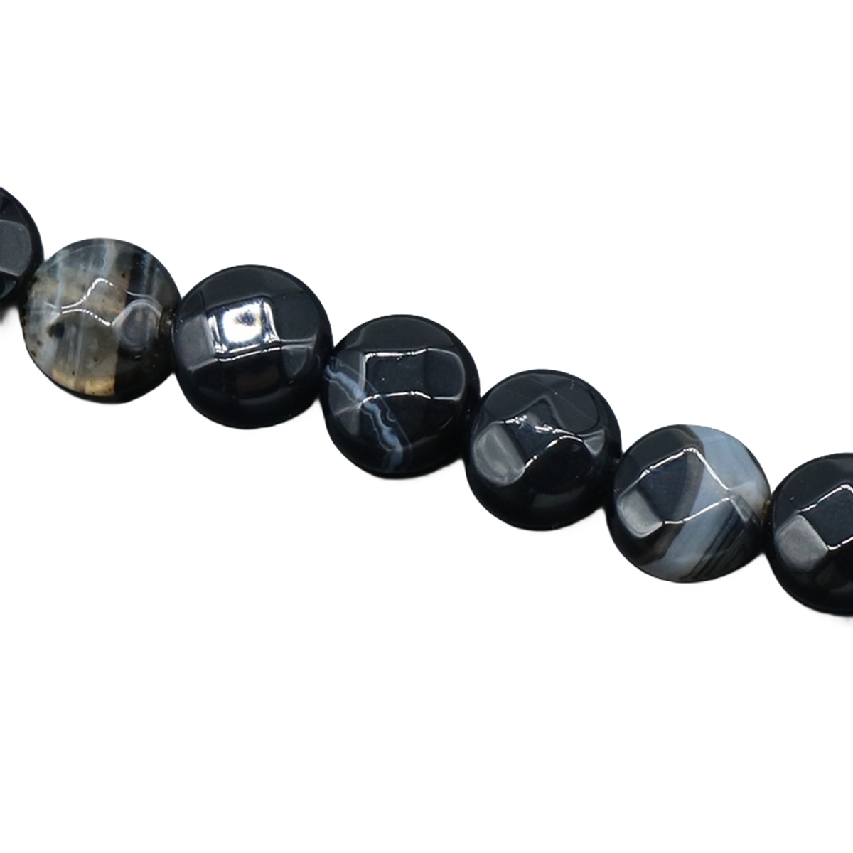 D8X5MM Faceted Round Coin Gemstone Beads for Making Jewelry Natural Stone & Crystal Donut