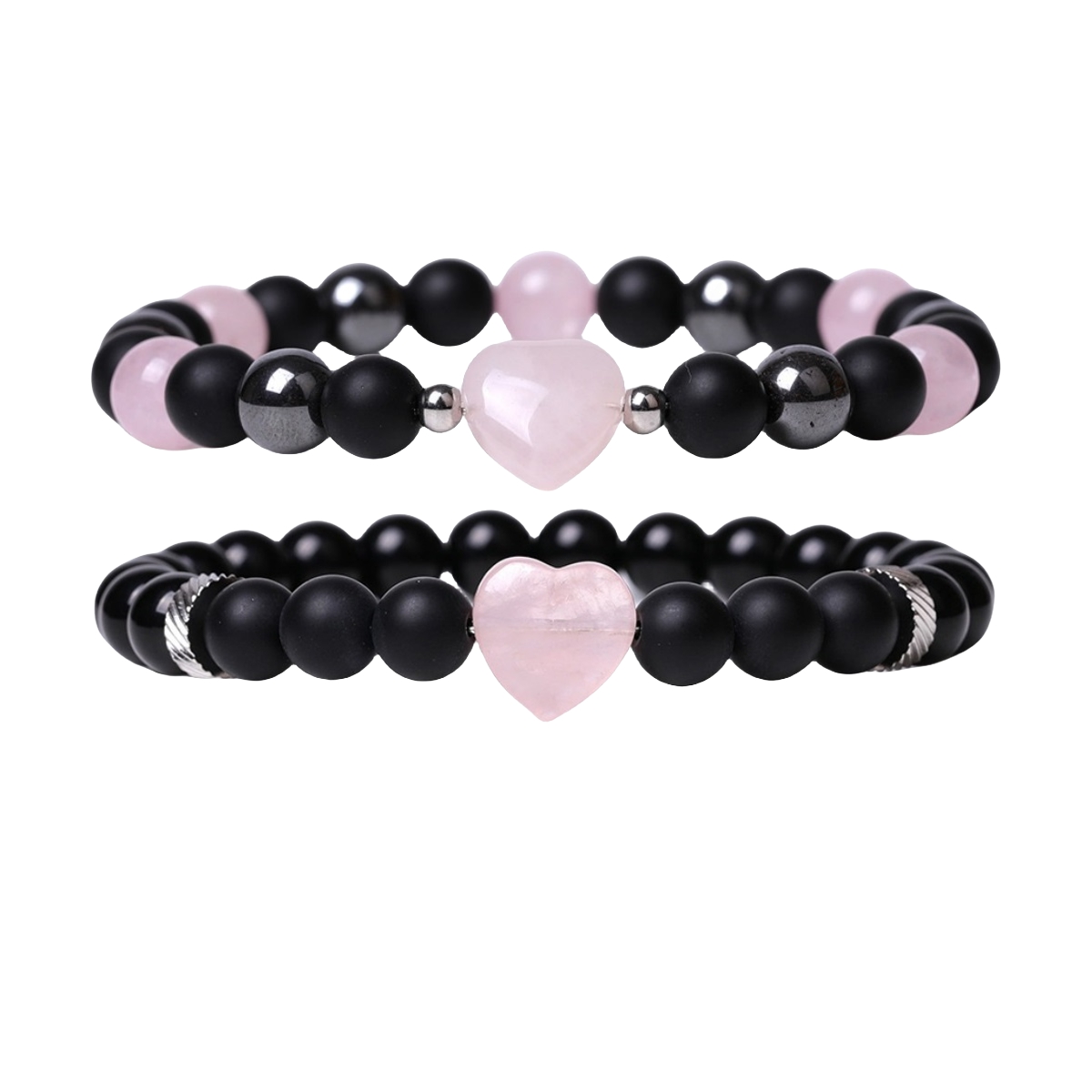Love Heart Gemstone Couple Bracelets for you her