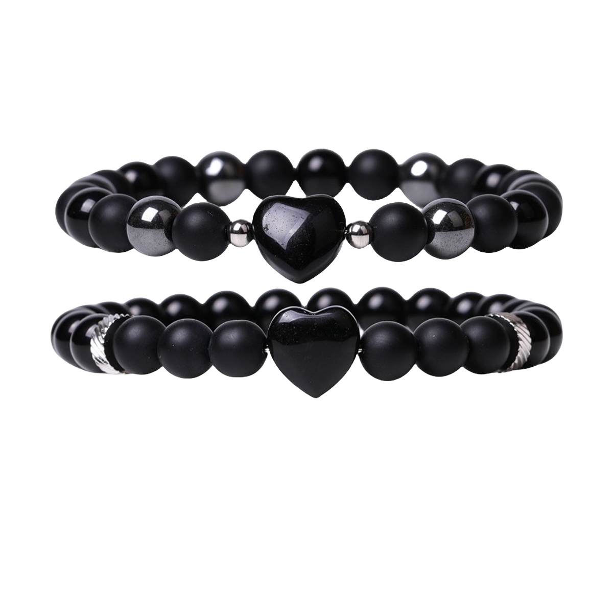 Love Heart Gemstone Couple Bracelets for you her