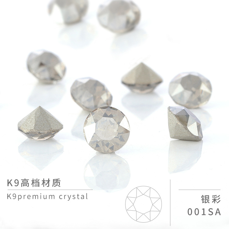 Rhinestones Glass Beads for Crafts Nails Makeup Bags and Shoes Decoration K9 Crystal Gemstones 