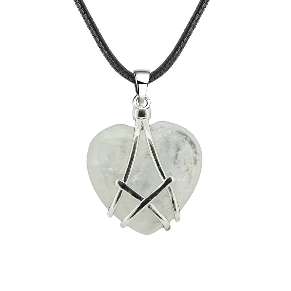 Best Friend Necklace for Women Girls Diamond Barbie Castle Gemstone Heart Pendant SN1392S