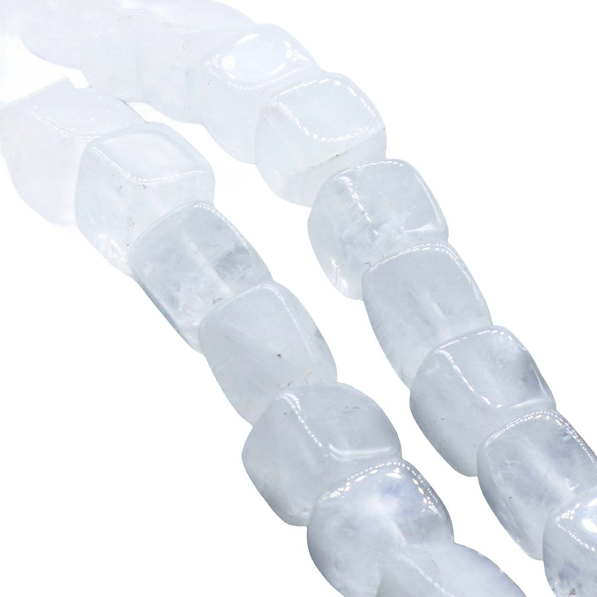 10X10MM Loose Natural Gemstone Cube Beads for Making Jewelry (Approx 38PCS/Strand)