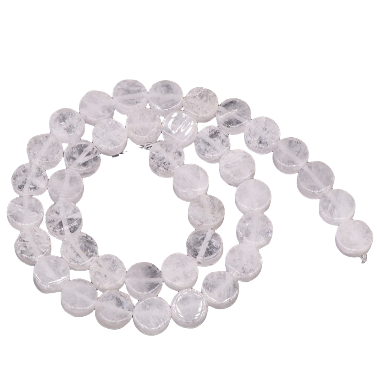 D10X5MM Flat Disc Gemstone Beads for Making Jewelry  Dount & Coin Stone & Crystal