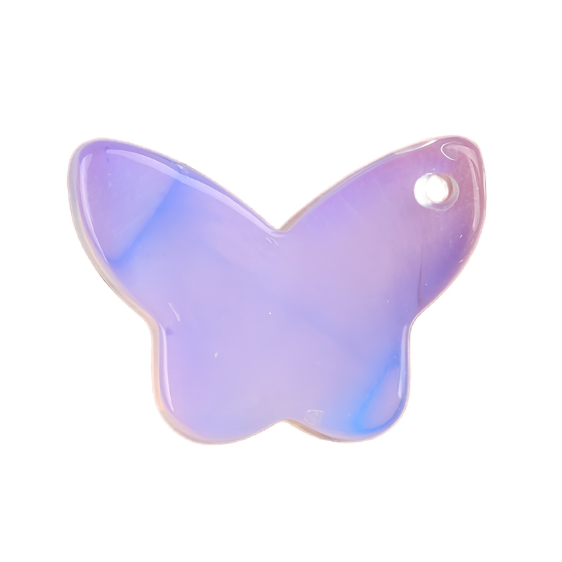 Butterfly Gemstone Pendant 15x20mm for Making Jewelry Necklace