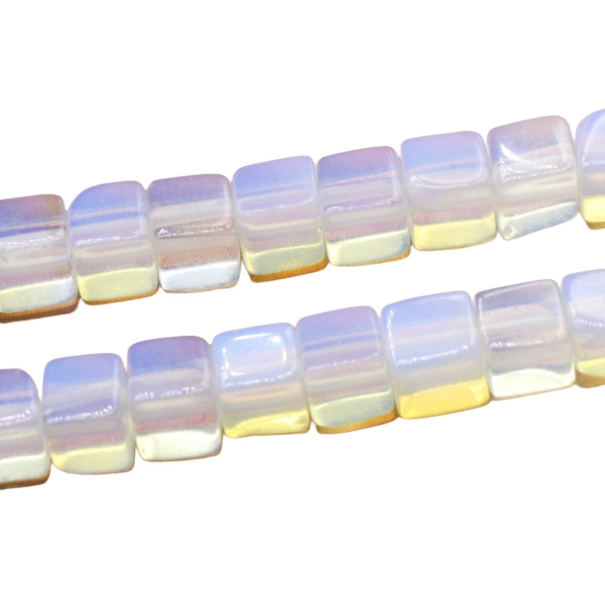 4MM Loose Natural Gemstone Cube Beads for Making Jewelry  (Approx 88PCS/Strand)