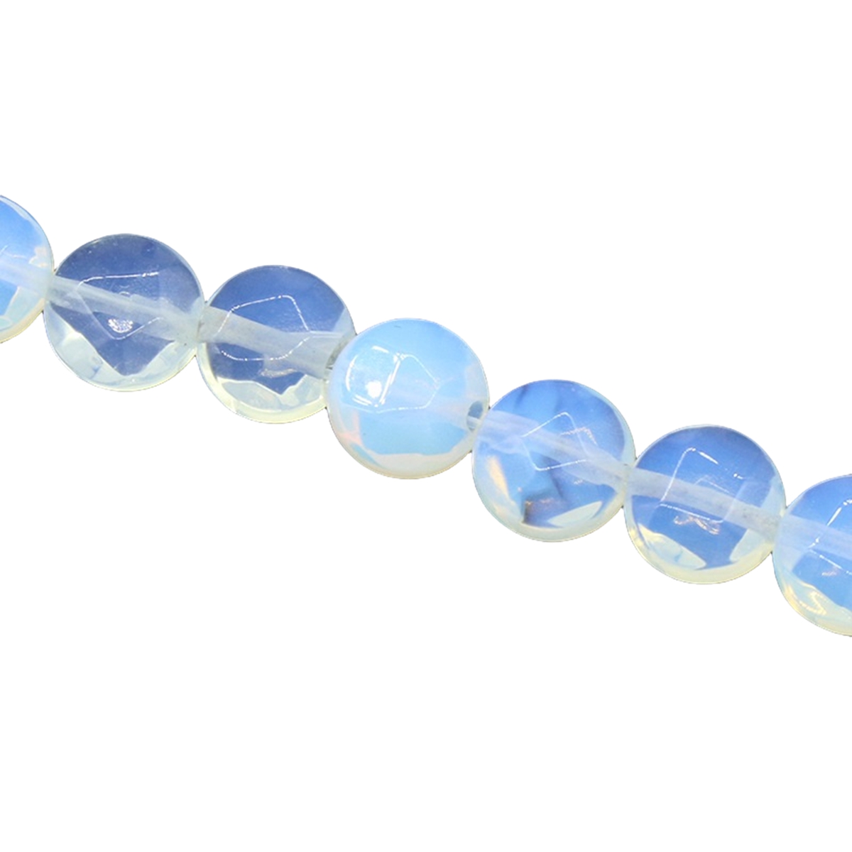 D8X5MM Faceted Round Coin Gemstone Beads for Making Jewelry Natural Stone & Crystal Donut