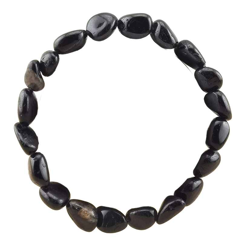 Healing Crystal Bracelets for Women Men Irregular Tumbled Stone Beaded Stretch Bracelet Semi-precious Gemstone Beads 8-12MM