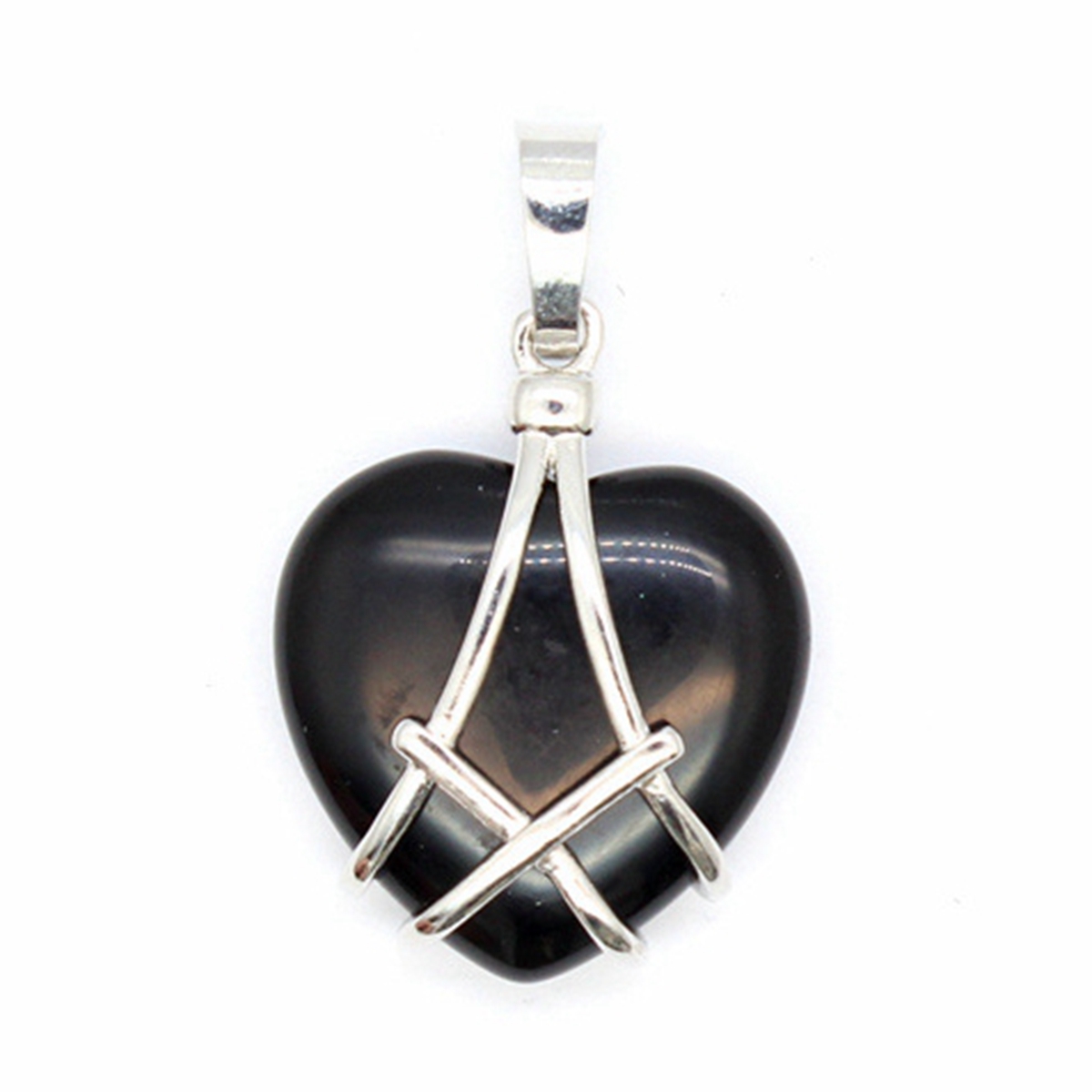 Best Friend Necklace for Women Girls Diamond Barbie Castle Gemstone Heart Pendant SN1392S