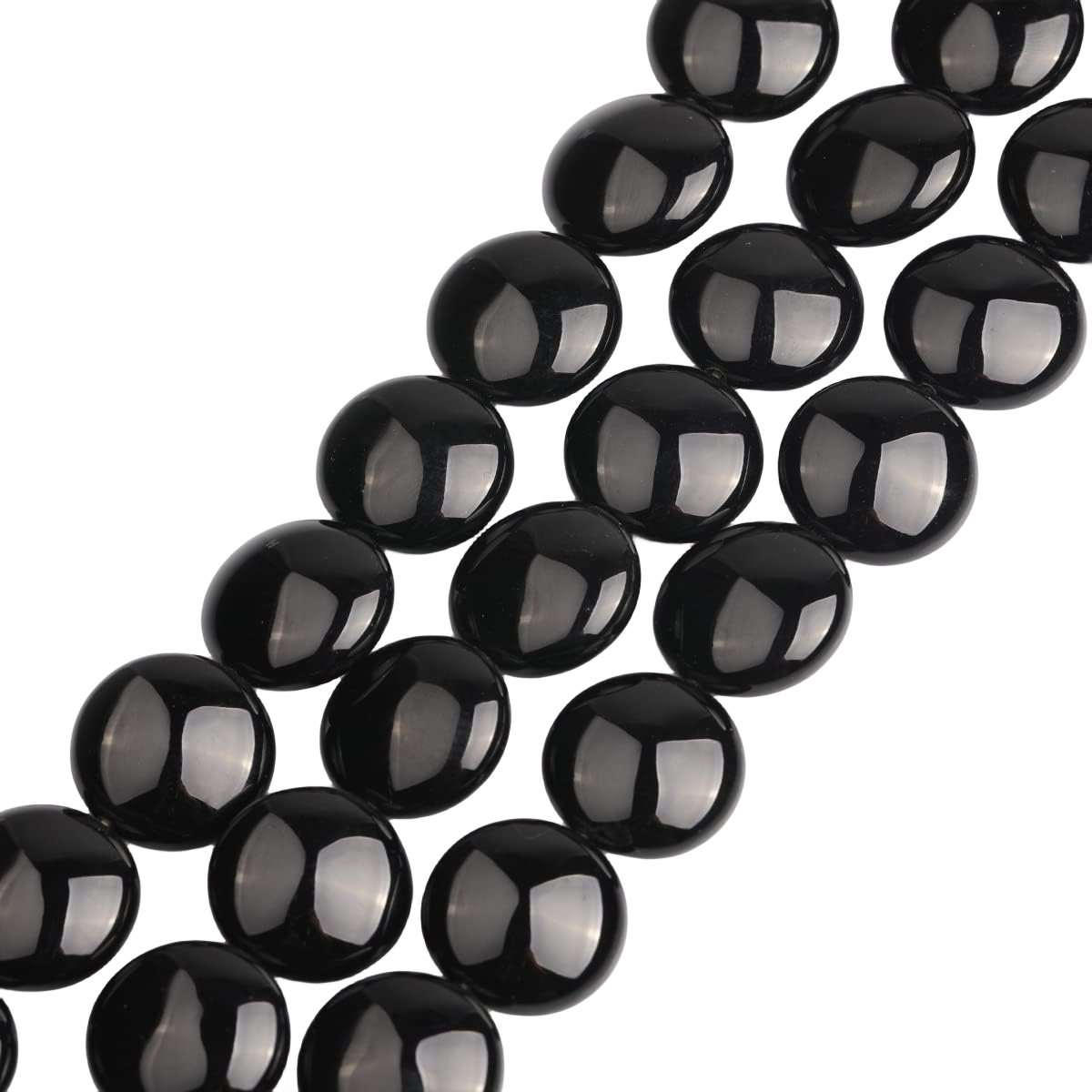 D20X6MM Gemstone Coin Beads for Making Jewelry Natural Stone & Crystal Donut