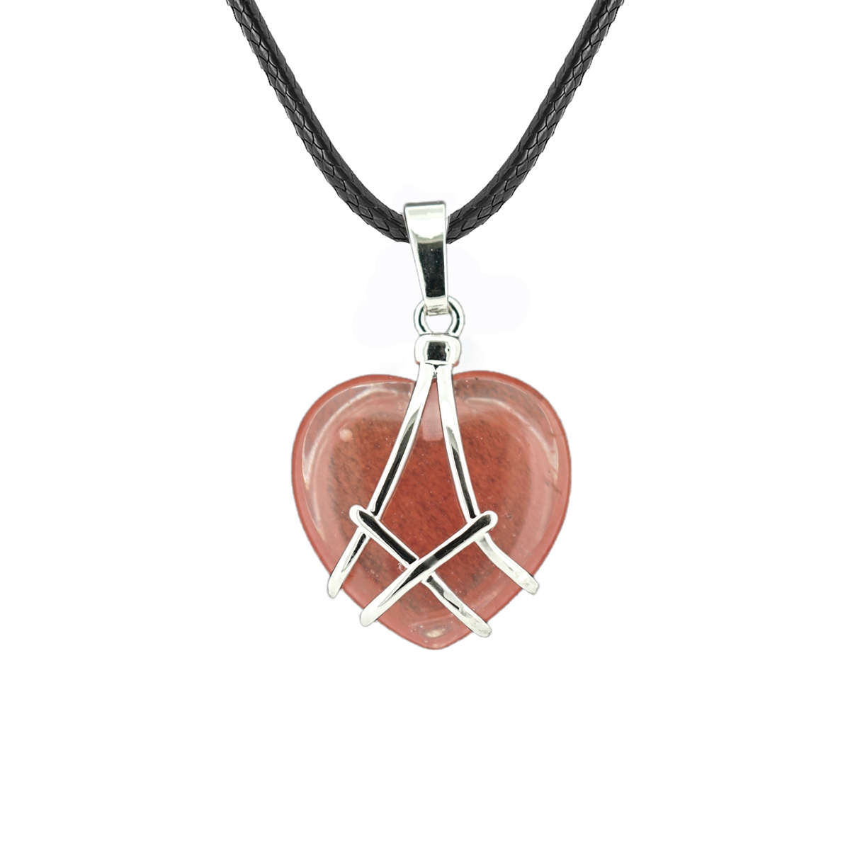 Best Friend Necklace for Women Girls Diamond Barbie Castle Gemstone Heart Pendant SN1392S