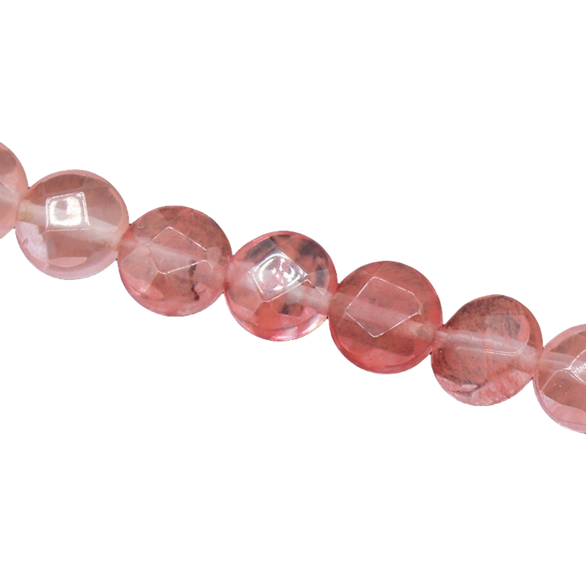 D8X5MM Faceted Round Coin Gemstone Beads for Making Jewelry Natural Stone & Crystal Donut