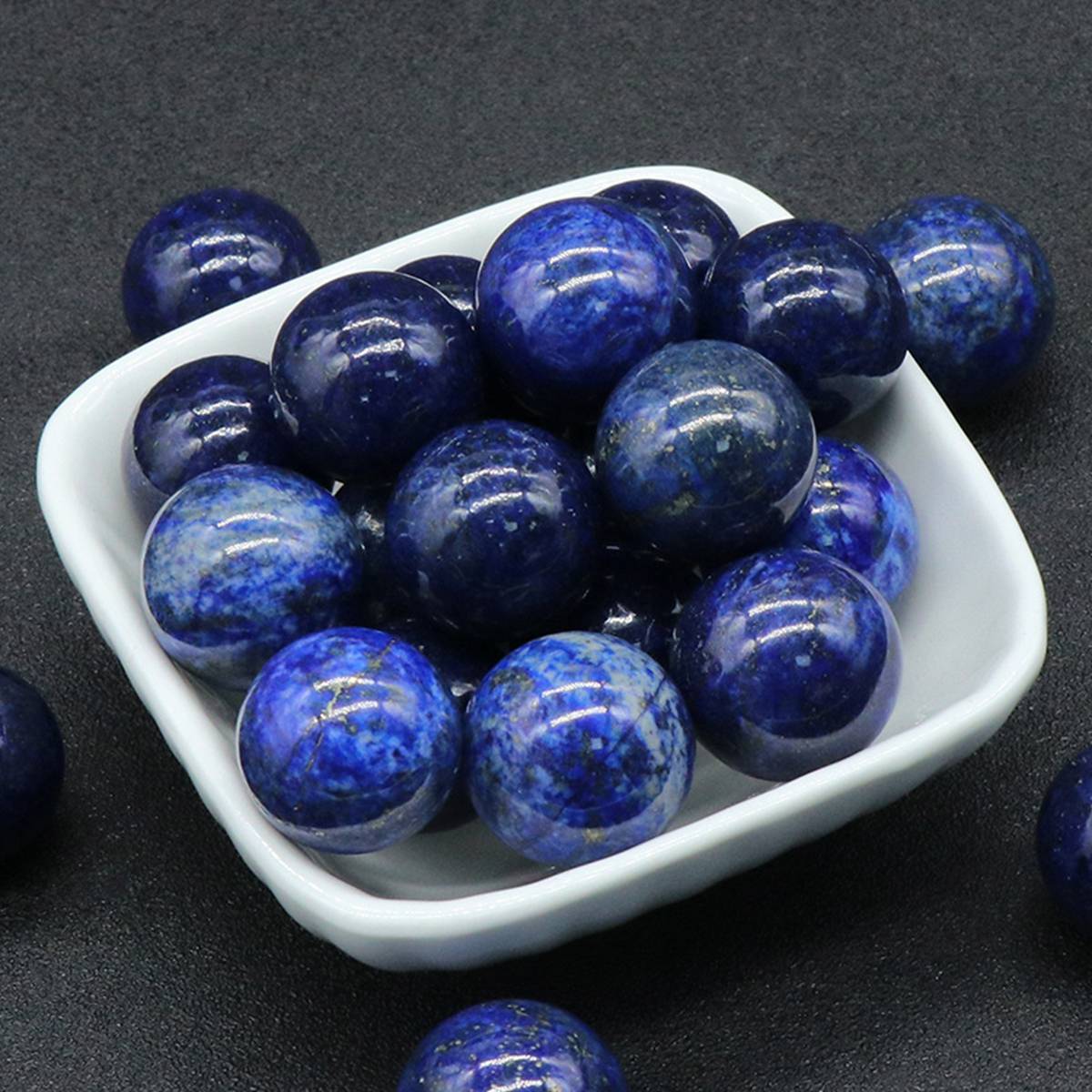 20mm Natural Gemstone Polished Sphere Healing Crystal Rocks Ball Mineral Collection Decoration Kit