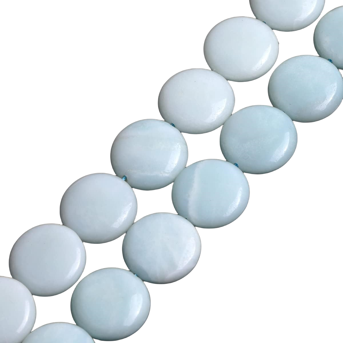 D20X6MM Gemstone Coin Beads for Making Jewelry Natural Stone & Crystal Donut