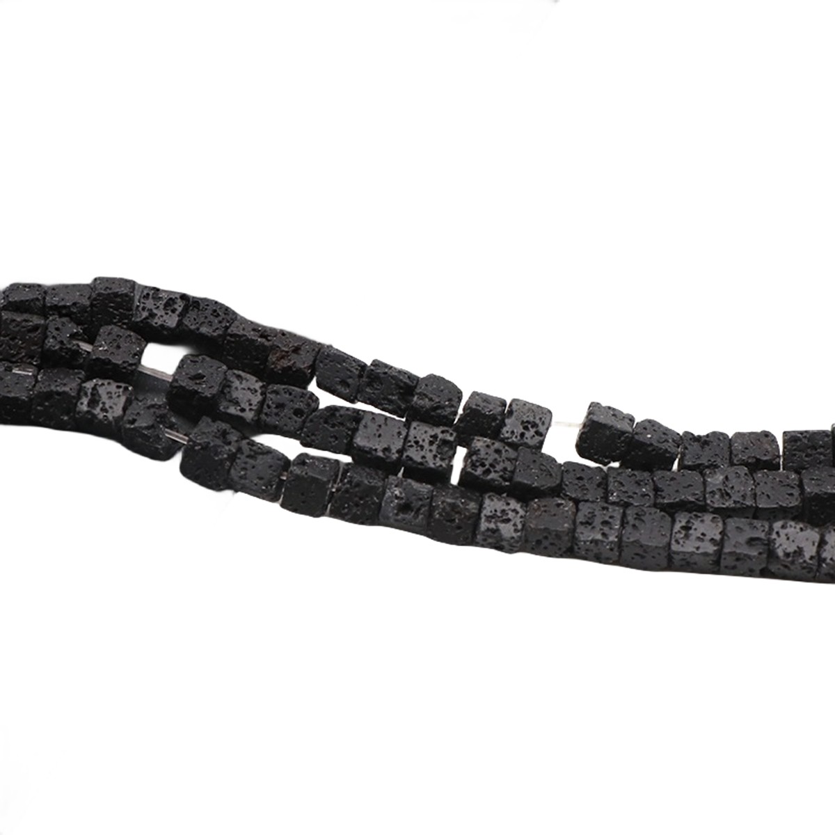 4MM Loose Natural Gemstone Cube Beads for Making Jewelry  (Approx 88PCS/Strand)