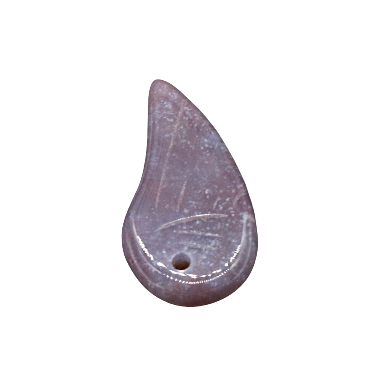 Handmade Craved Gemstone Wing Pendant SP0677-16X30MM 