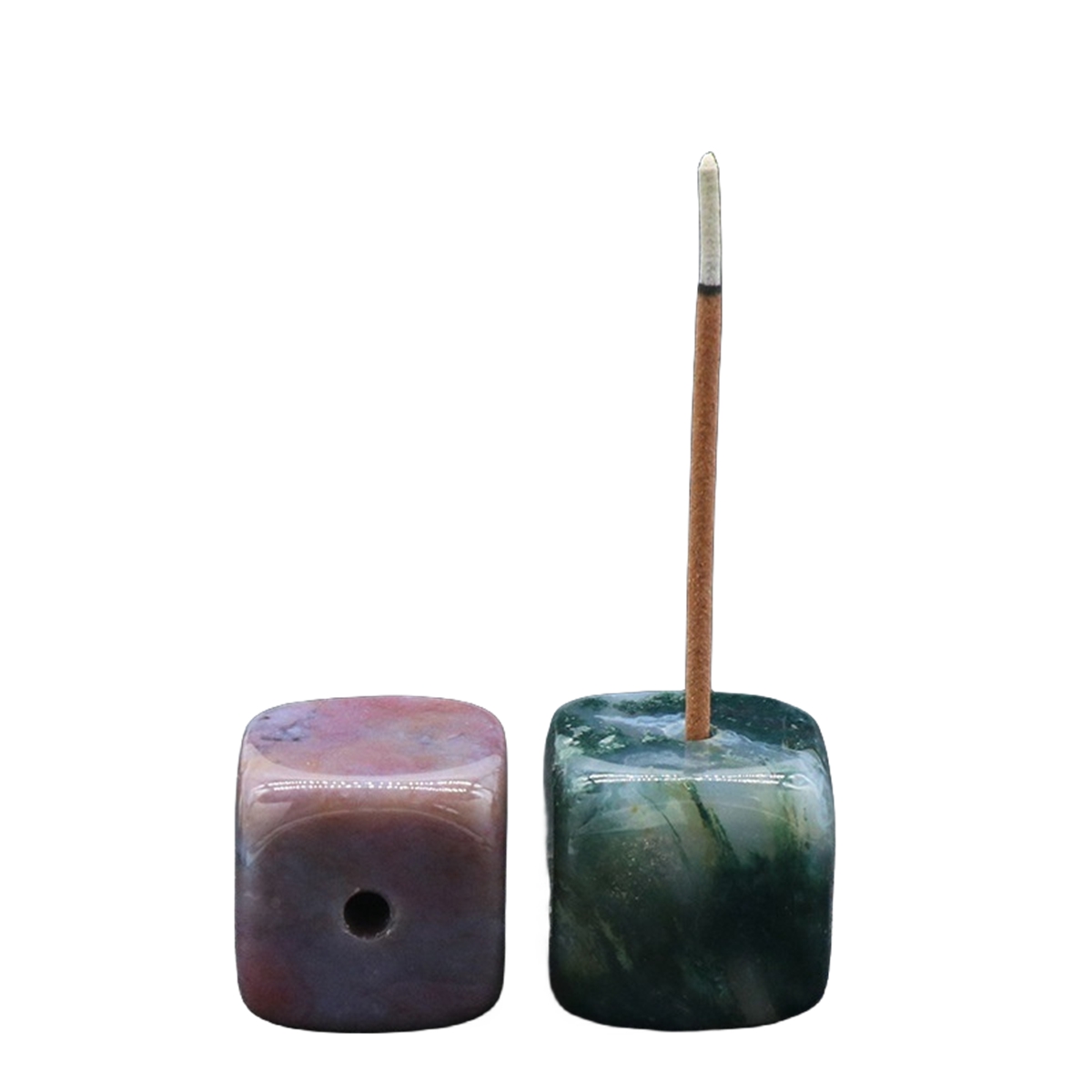 Cube Gemstone for Home Decor 20MM Square Healing Power Crystal Block 